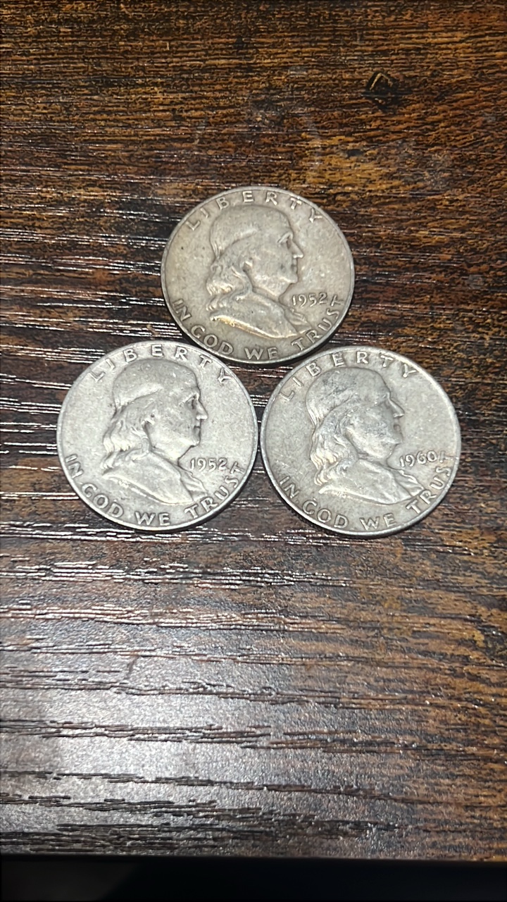 1952-1960 Benjamin Franklin halfs