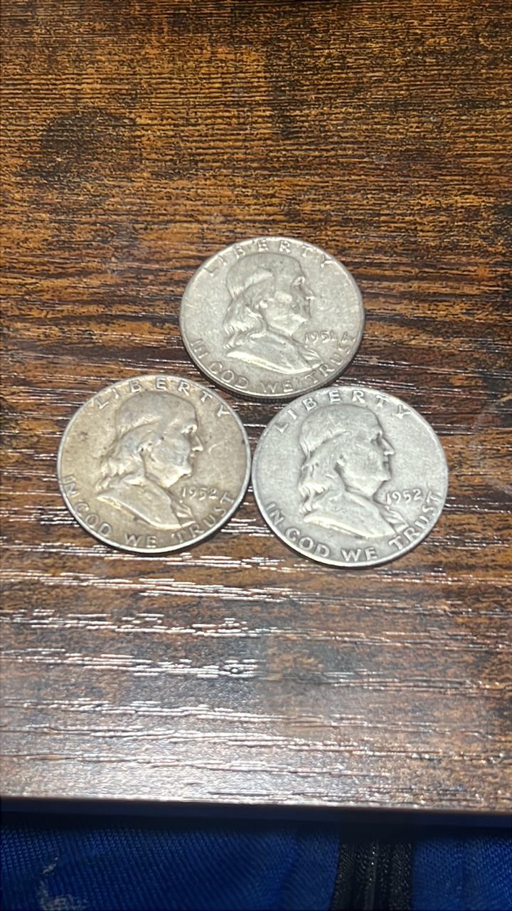 1951-1952 Benjamin Franklin halfs