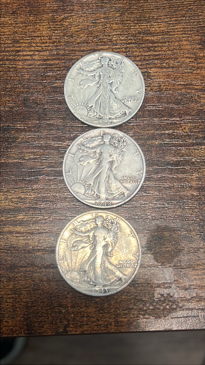41,42,43 walking liberty half’s