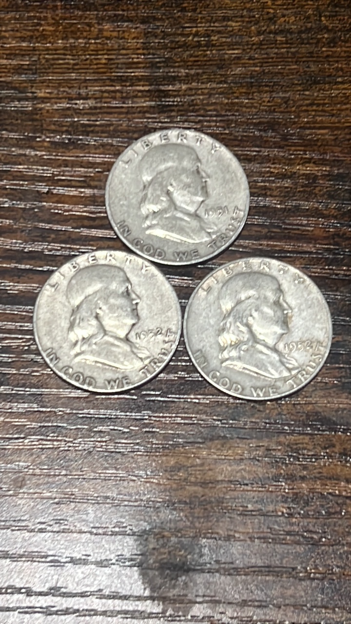 1951-1952 Benjamin Franklin halfs