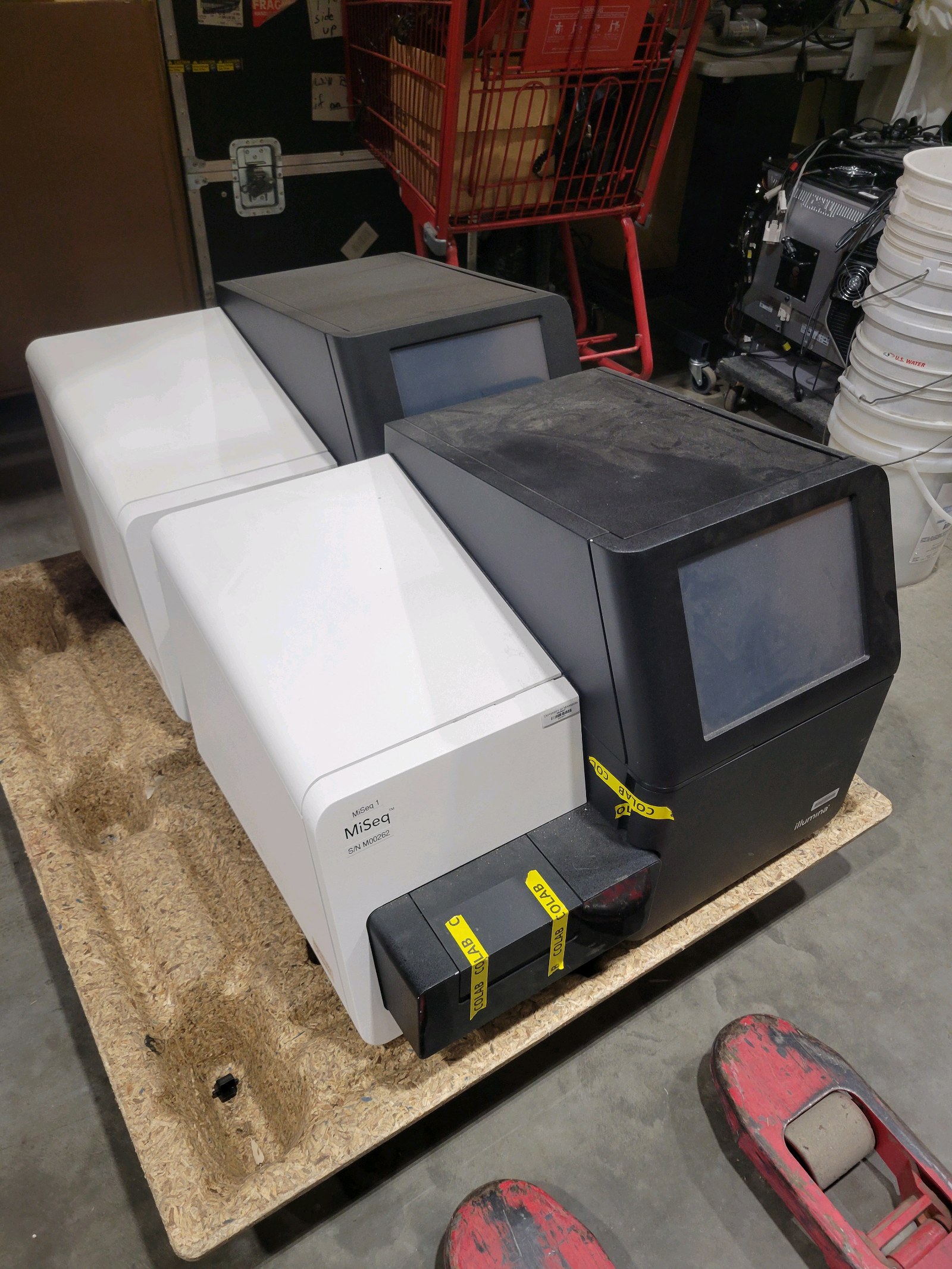 Lot of Two Illumina MiSeq Systems (605263) UntestedAs Is, SSD Removed