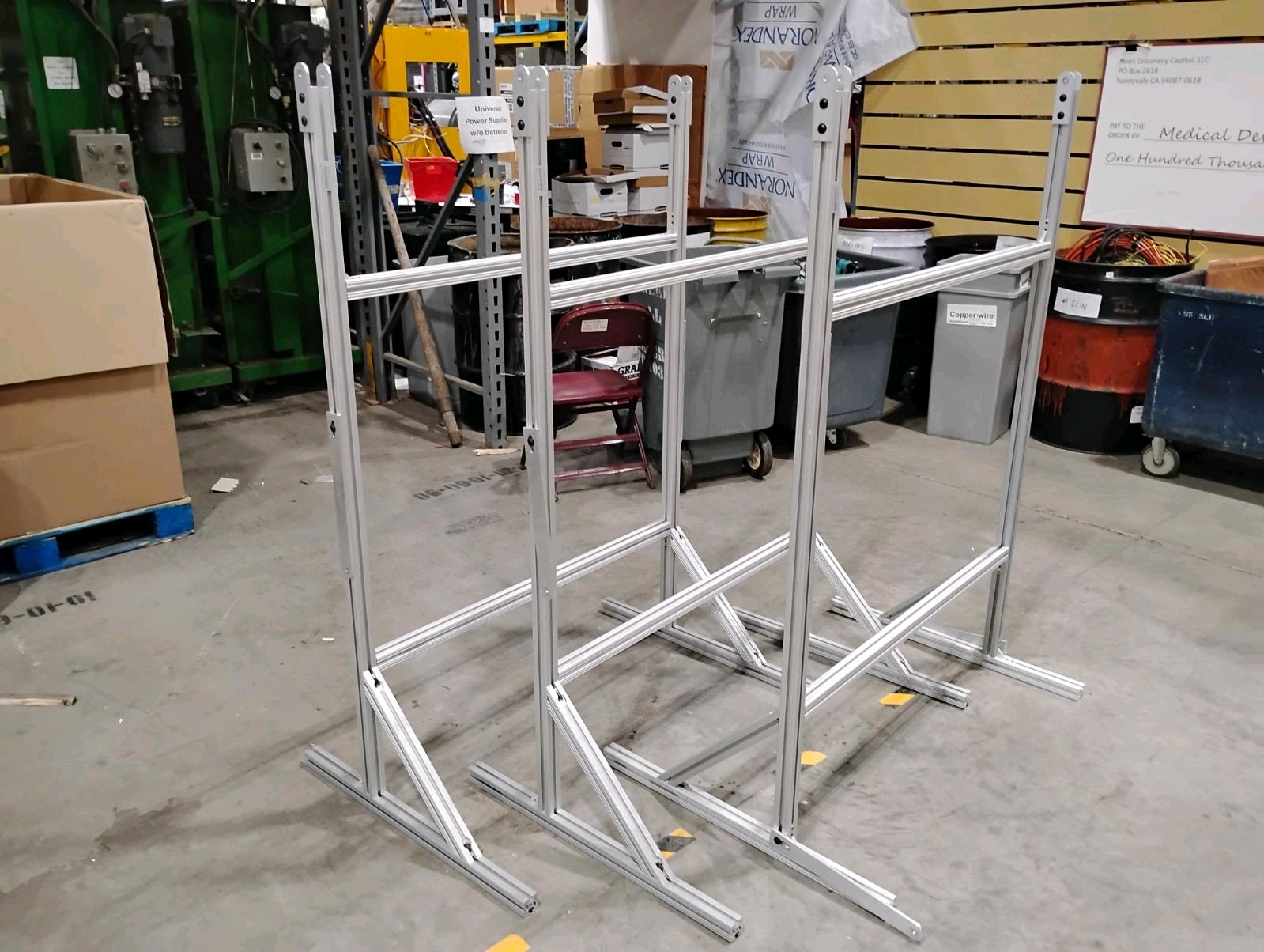 T - Slot Framing Extrusion (604318) And Hardware, Lot of 3