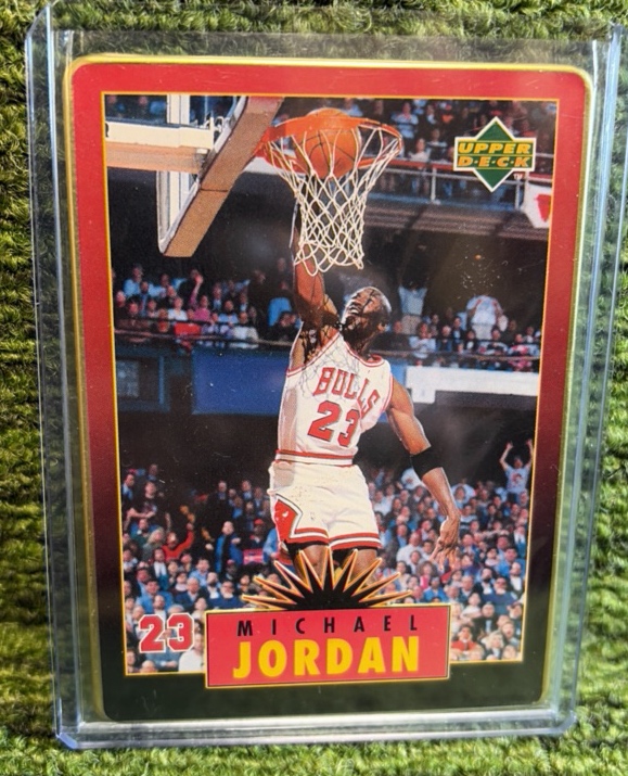 lot 101 image: 1996 Upper Deck Metal Michael Jordan - Michael Jordan #3 Chicago Bulls