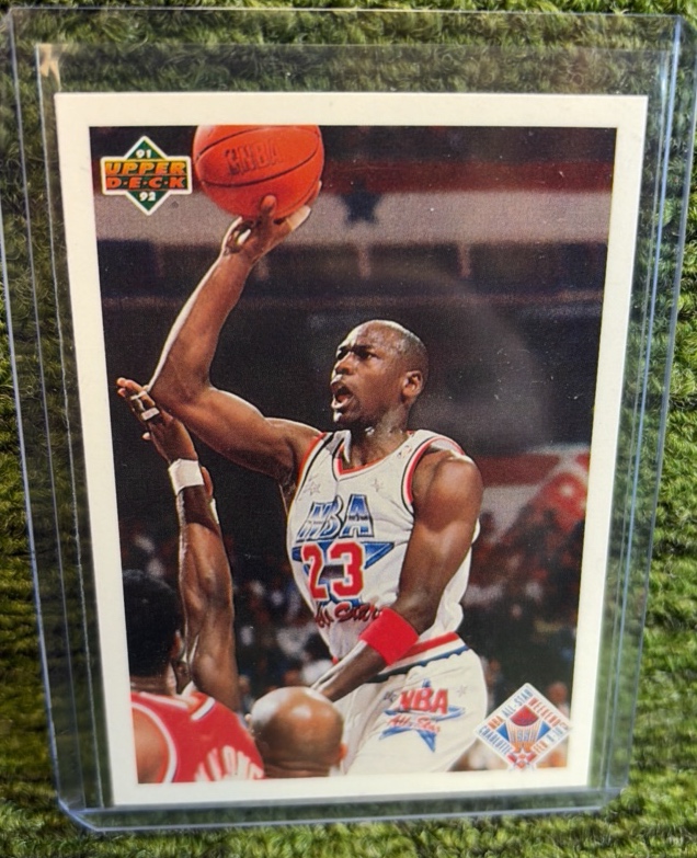 lot 114 image: 1991 Upper Deck Michael Jordan #48 Basketball All-Star-Card