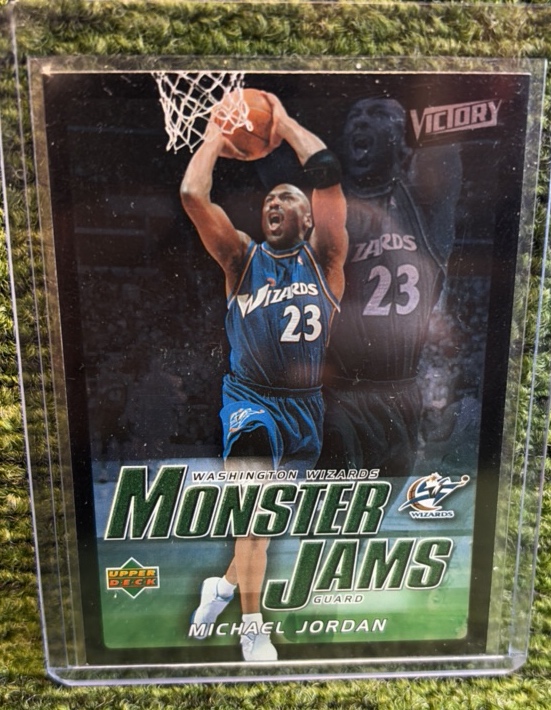 lot 119 image: 2003-04 Upper Deck Victory - Monster Jams Michael Jordan #212 Wizards