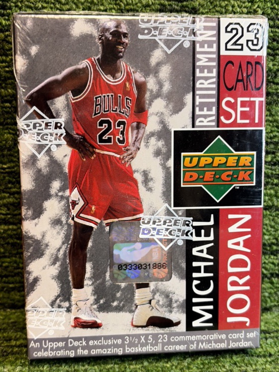lot 16 image: MICHAEL JORDAN 1999 UPPER DECK Basketball 23 Card Retirement Set NEW Sealed Box