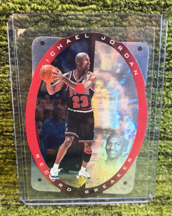 1996-96 Uppper Deck SPX Basketball Record Breaker Michael Jordan R1 Hologram- Iconic & Cool Insert!!