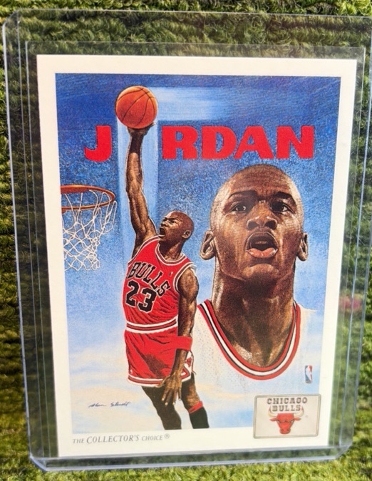 lot 26 image: 1991 Upper Deck Michael Jordan #75 NBA Basketball Chicago Bulls