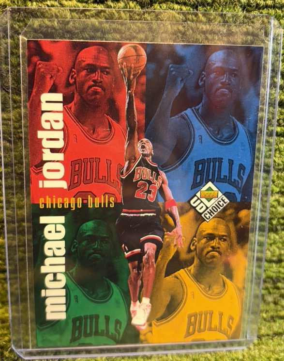 lot 36o image: 1998-99 Upper Deck UD Choice - Michael Jordan - Checklist #199 - Chicago Bulls