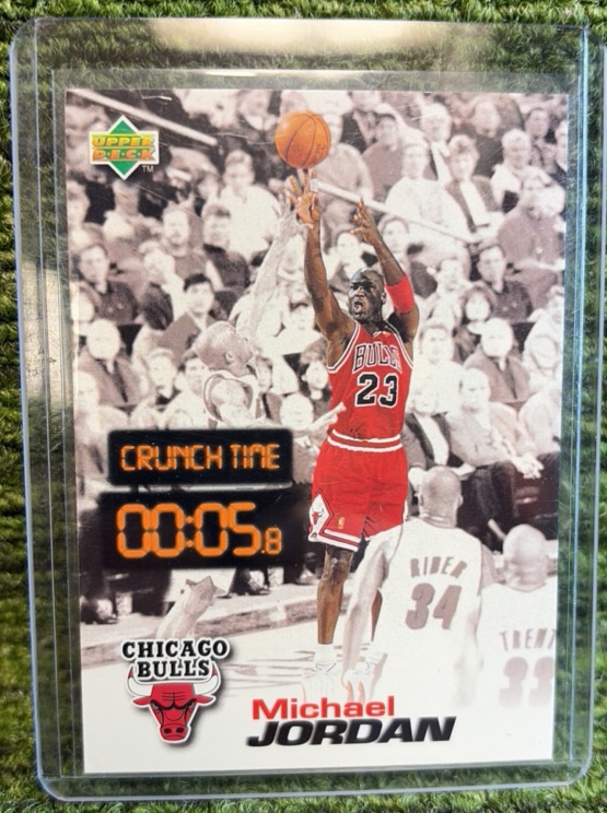 lot 36r image: 1997 UPPER DECK NESTLE CRUNCH TIME #5 MICHAEL JORDAN CHICAGO BULLS HOF