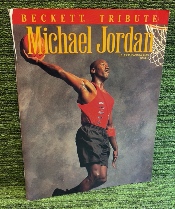 lot 38 image: MICHAEL JORDAN Beckett Tribute Magazine Issue 3 1993 Chicago BULLS MJ