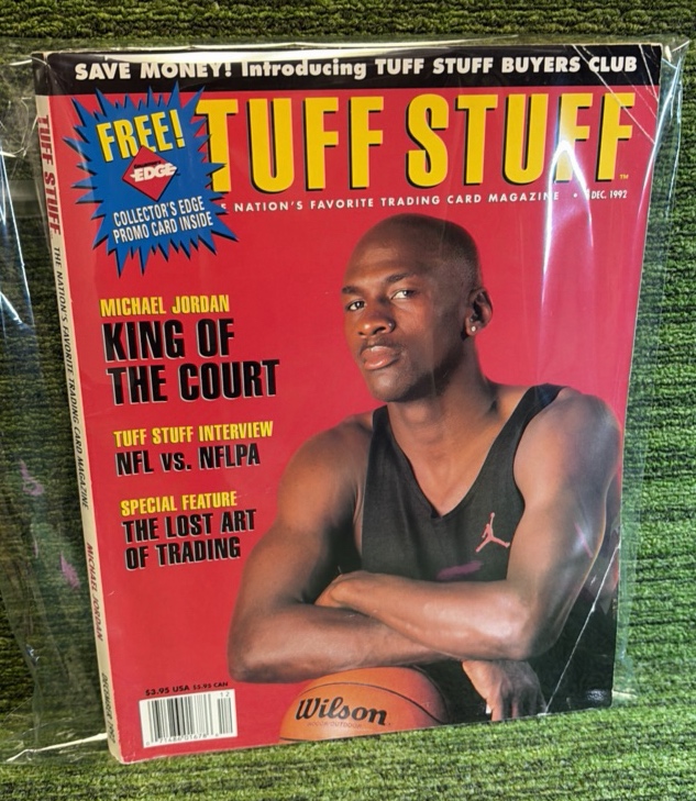 lot 42 image: Michael Jordan Chicago Bulls Tuff Stuff Magazine December 1992