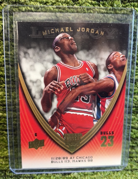 lot 50 image: 2008-09 Upper Deck Michael Jordan Legacy - Michael Jordan #359 Chicago Bulls