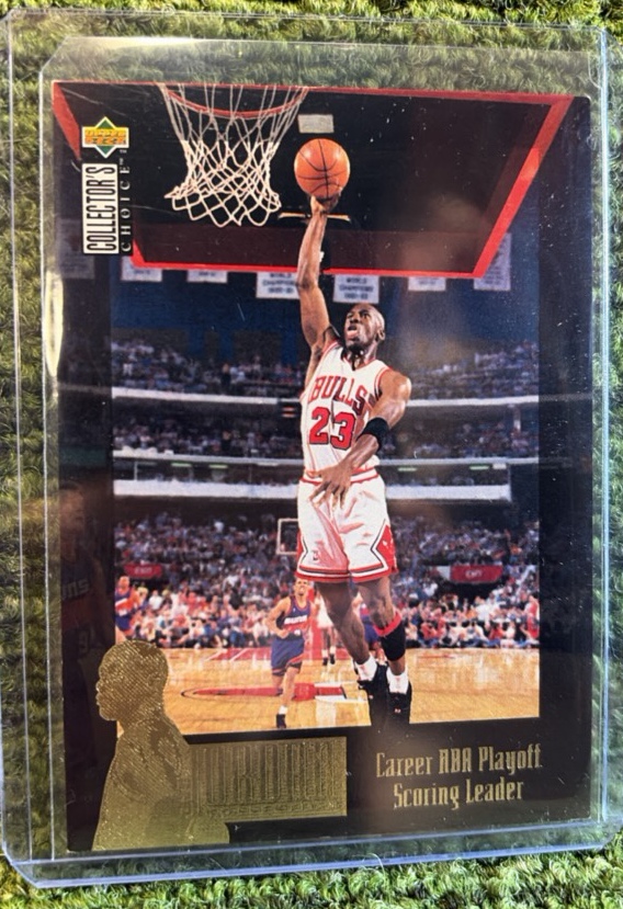 lot 67o image: 1996-97 Upper Deck Collectors Choice Michael Jordan #JC3 Chicago Bulls