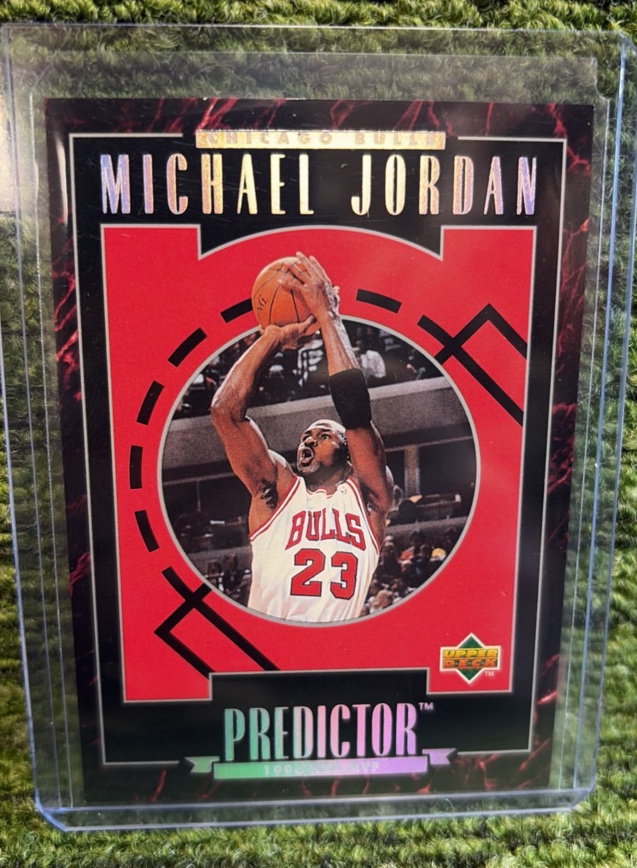 lot 67w image: 1995 Upper Deck Michael Jordan Predictor