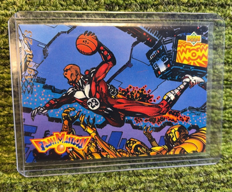 lot 74 image: 1992-93 Upper Deck Michael Jordan Agent 23 Fanimation #506 Chicago Bulls