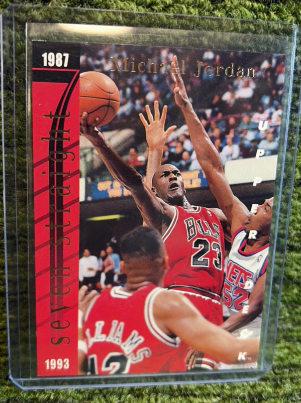 lot 76 image: 1993-94 Upper Deck #SP3 Michael JordanWilt Chamberlain