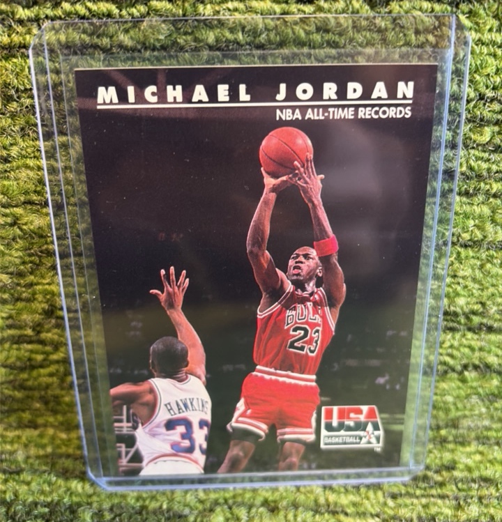 lot 80f image: 1992-93 Michael Jordan #39 SkyBox USA Basketball Card Game Strategy Bulls