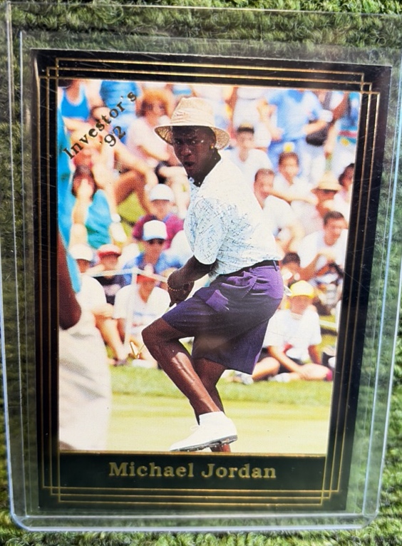 lot 80j image: 1992 Investors Michael Jordan Golfing #14 Chicago Bulls- Cool
