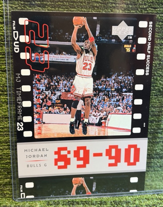 lot 88 image: MICHAEL JORDAN 1998 UPPER DECK MJ TIMEFRAME J2  CHICAGO BULLS