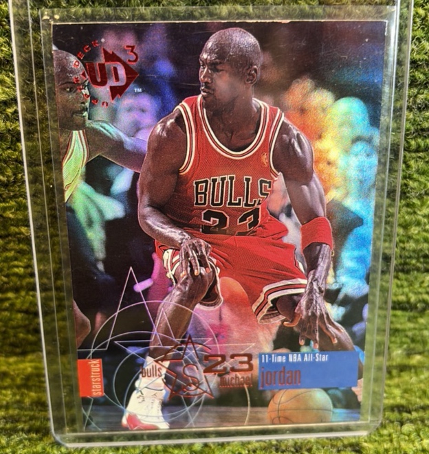 lot 8d image: Michael Jordan 1997  Upper Deck UD3 Starstruck  #23 Chicago Bulls