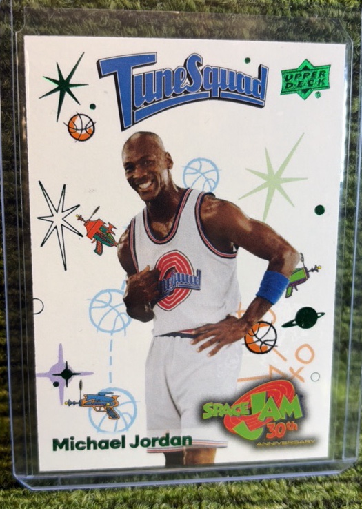 lot 8i image: Michael Jordan - Space Jam 30th Anniversary Upper Deck Base Card #10 - TuneSquad