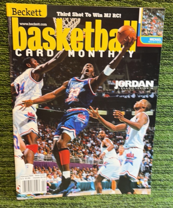 lot 92 image: MICHAEL JORDAN BECKETT BASKETBALL MONTHLY - FEB. 1999 ISSUE #103 BULLS ALL-STAR