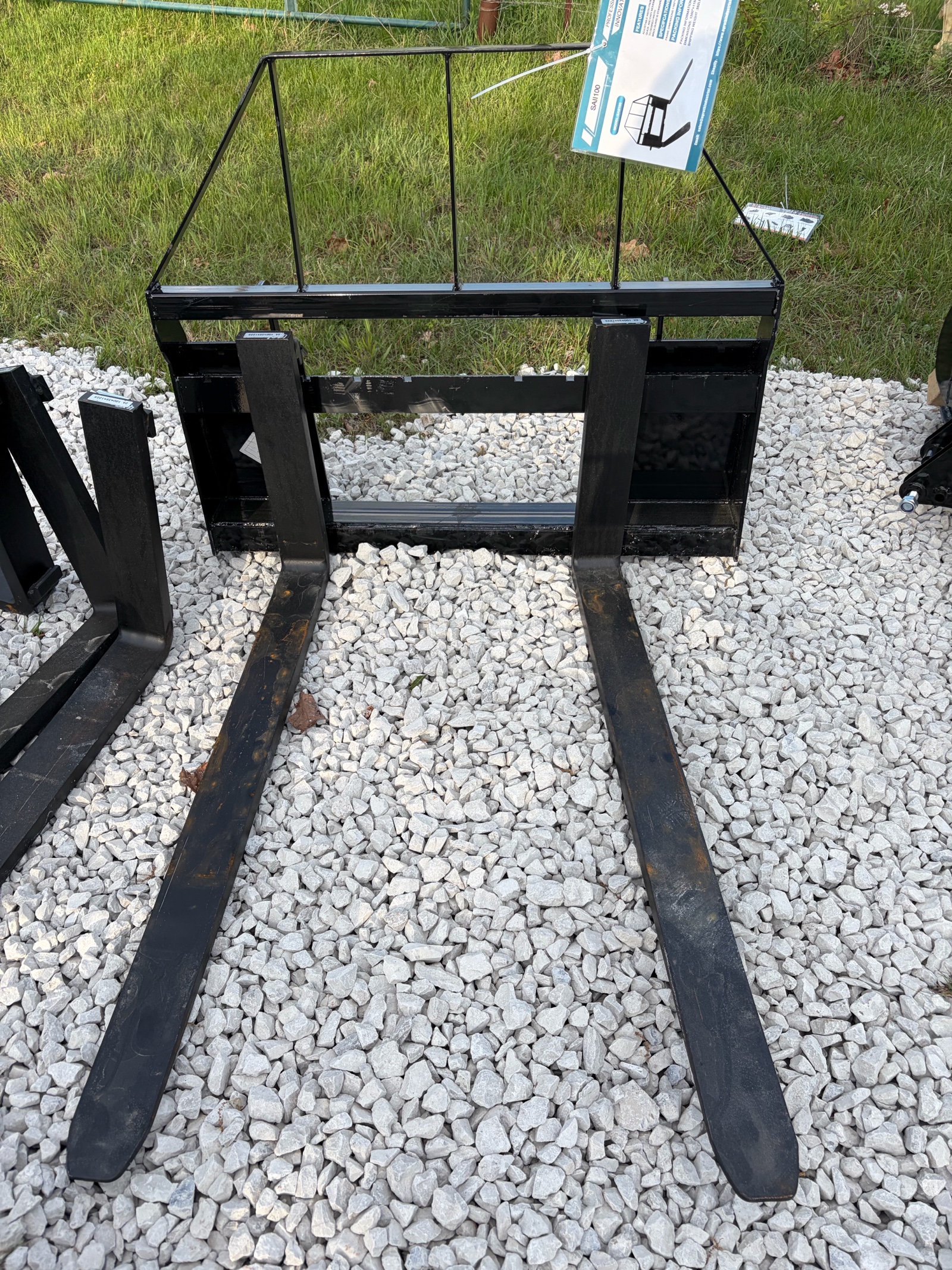 48 Pallet Fork Frame for Skid Steer, 4000 lbs  AGT-SAII100