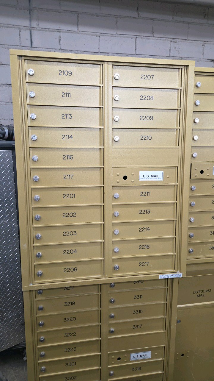 lot 1 image: Commercial USPS Cluster Mailboxes  Florence Units (Multi-Box Set)