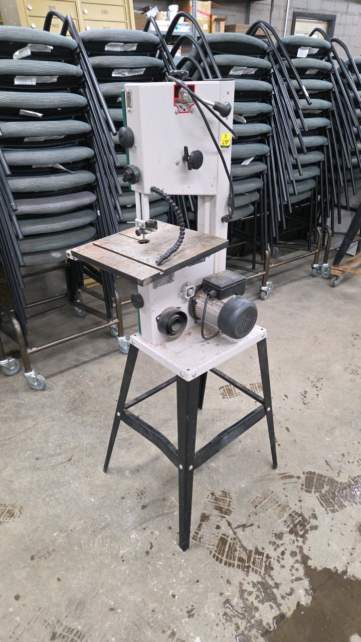lot 12 image: masterforce 10 bandsaw w stand