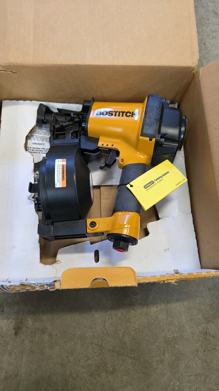 lot 22 image: bostitch roofing nailer