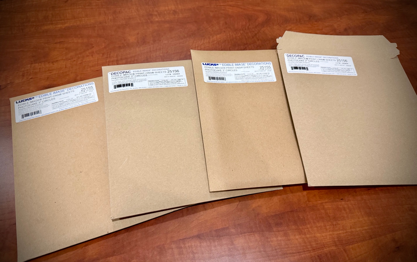 lot 221 image: edible image paper