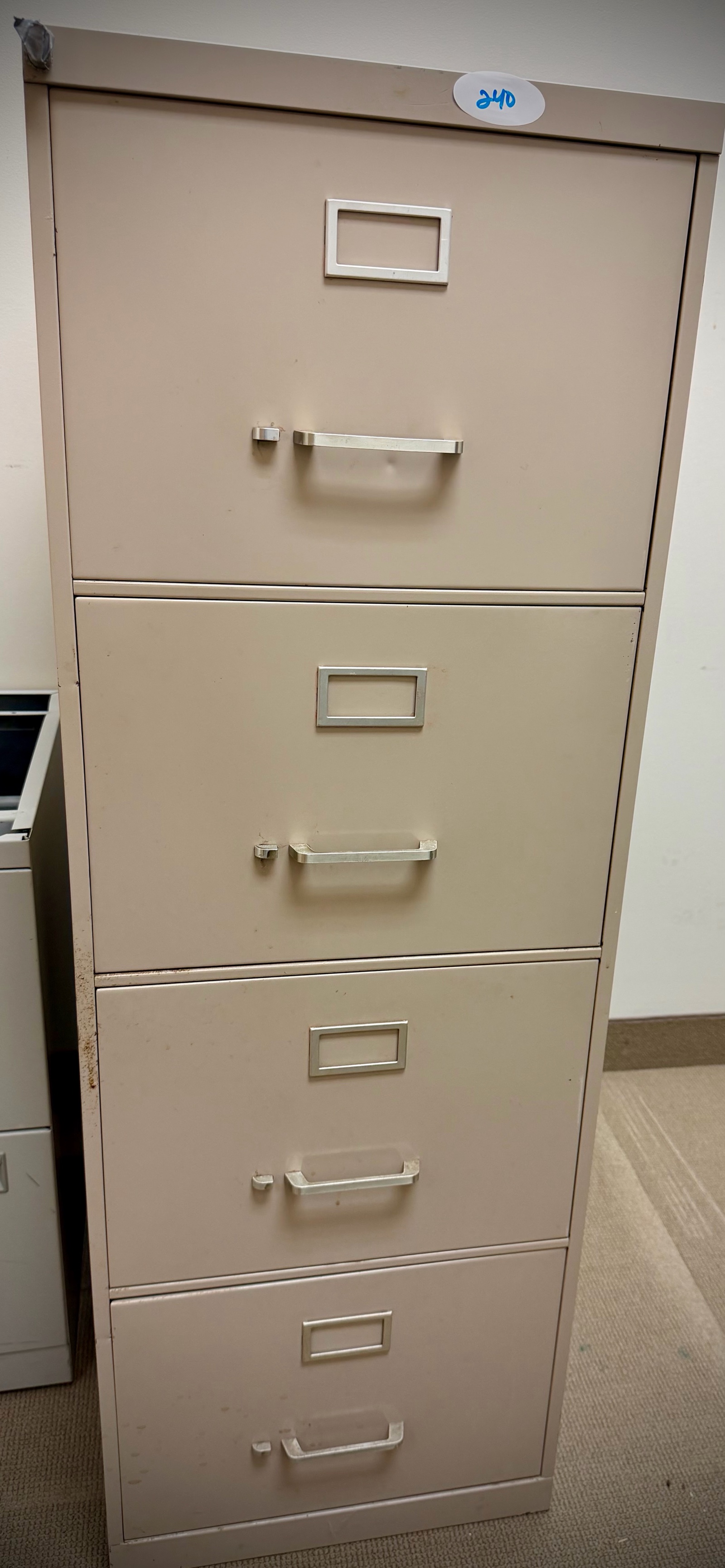 lot 240 image: filing cabinet