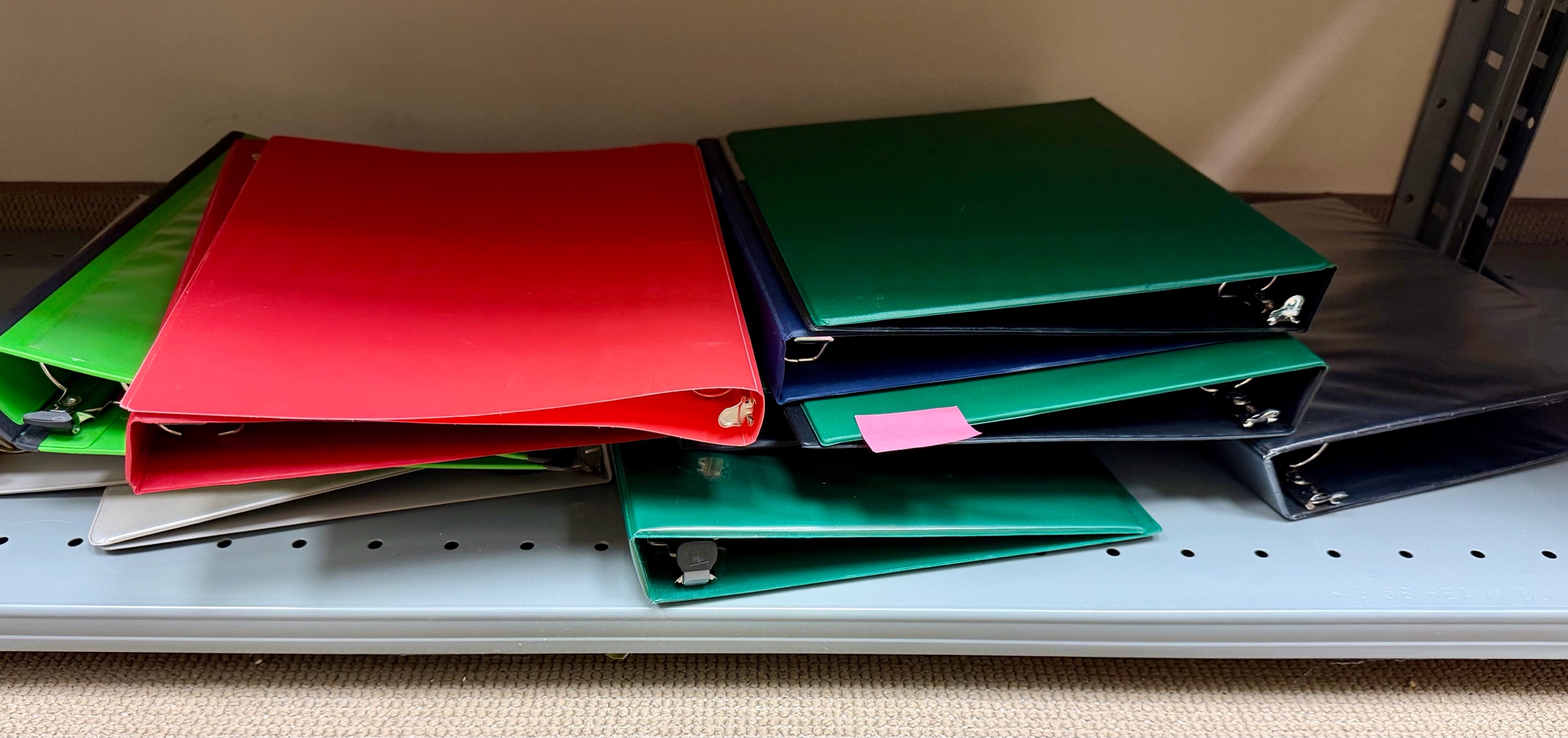 lot 268 image: binders assorted