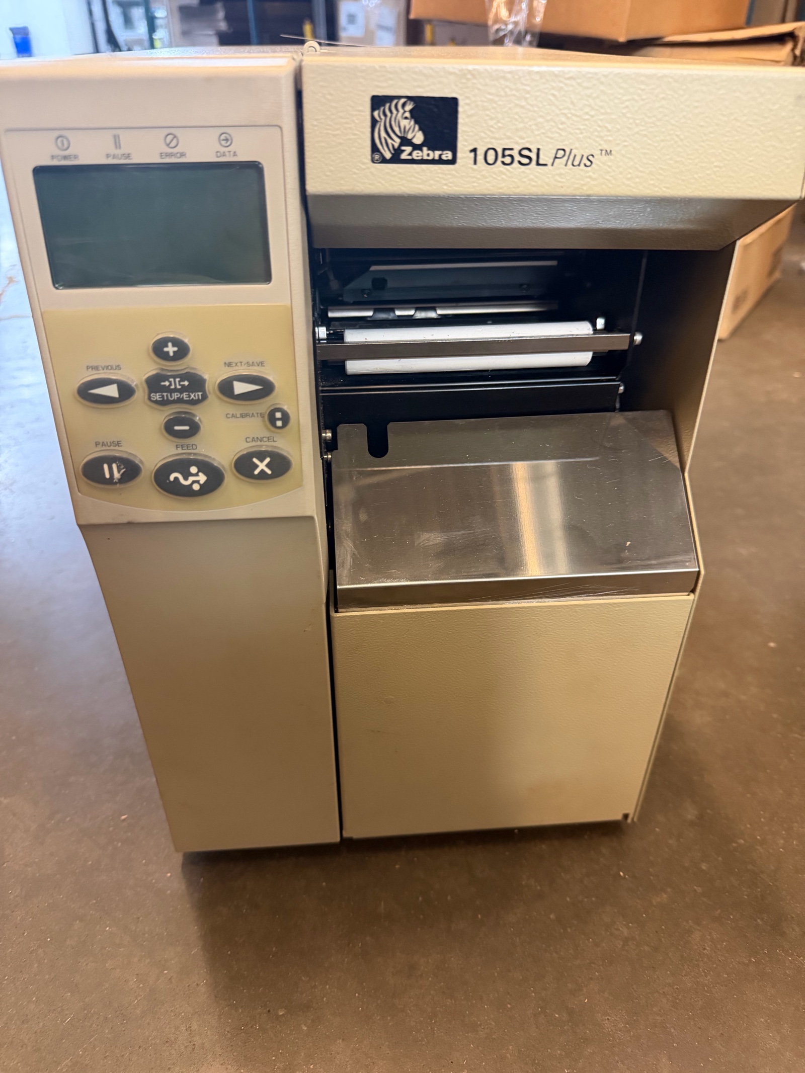 lot 311 image: zebra SL105SL industrial thermal label printer