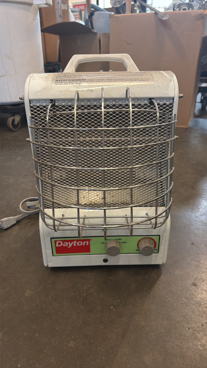 lot 312 image: Dayton electric heater