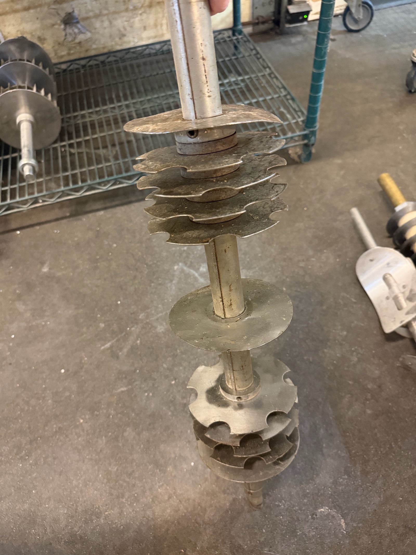 lot 356 image: Cutters for Sheeter made by Moline Machinery LLC