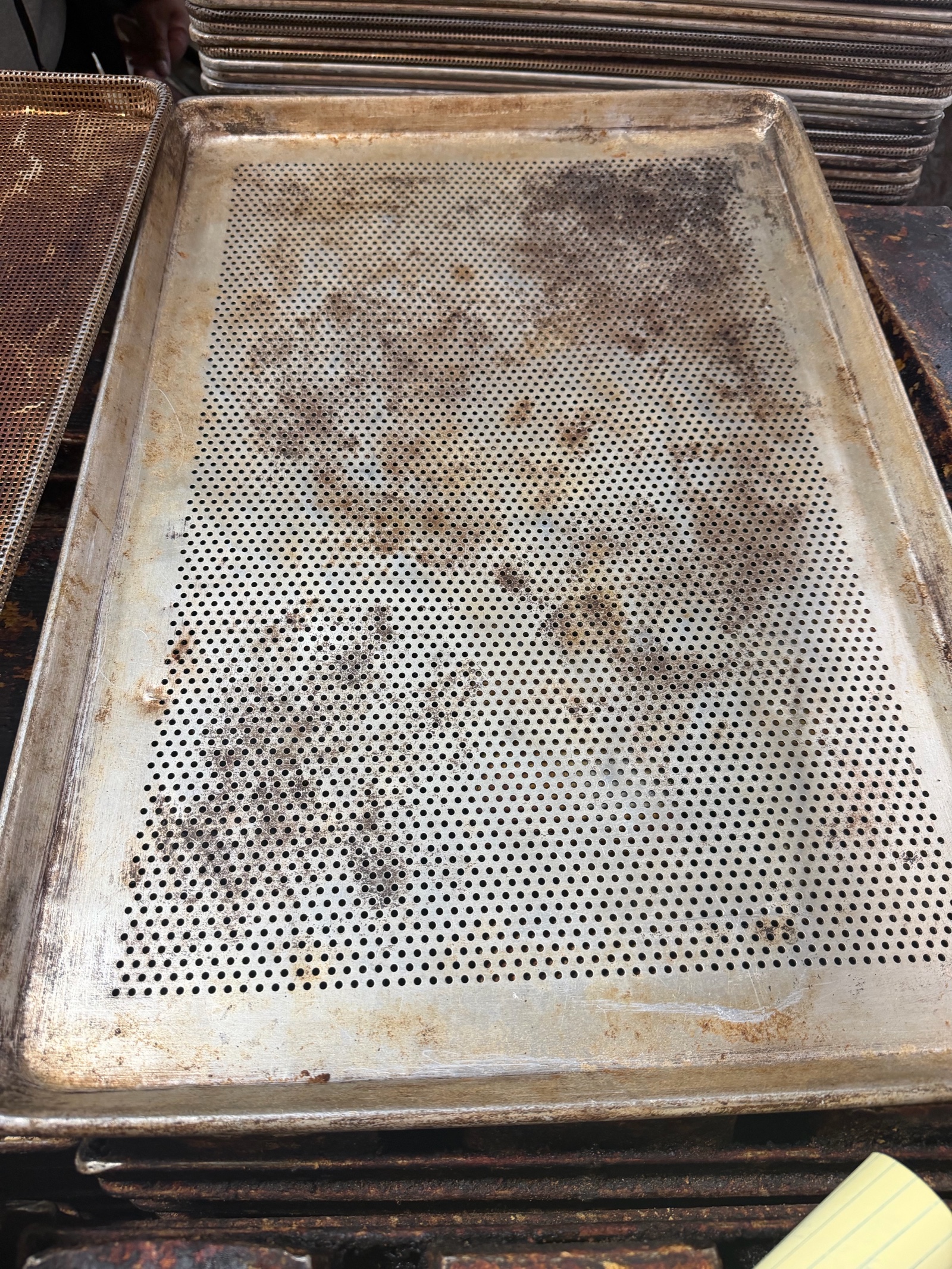 lot 390 image: cooling trays