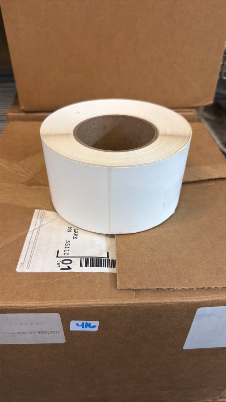 lot 416 image: sticker labels