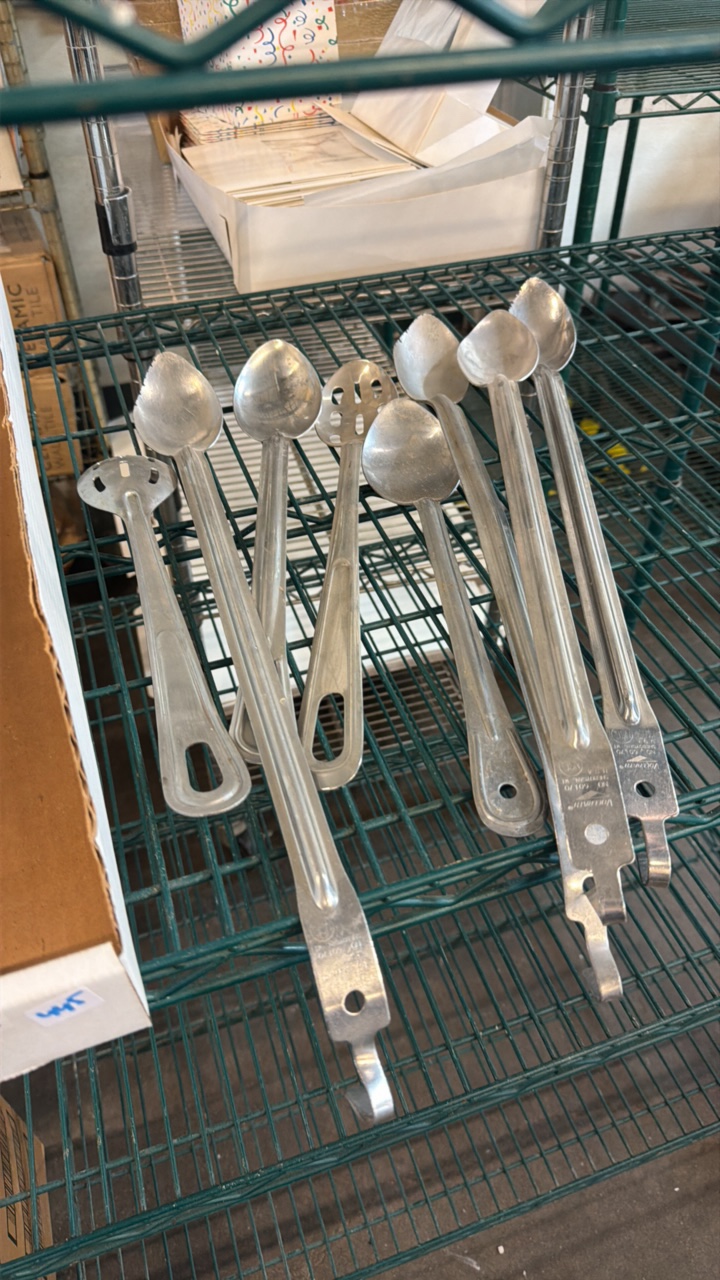 lot 445 image: assorted spoons