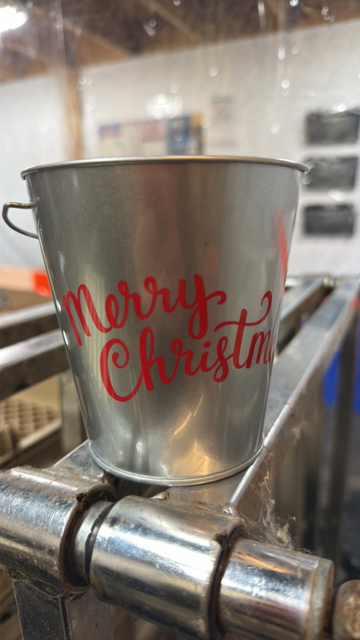 lot 511 image: Merry Christmas pails