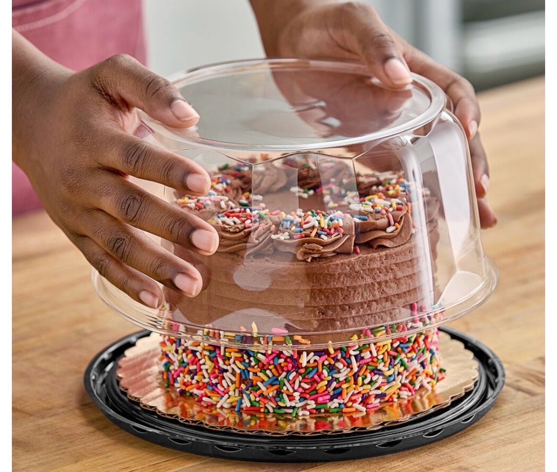 3 14 Swirl grocery dome & base