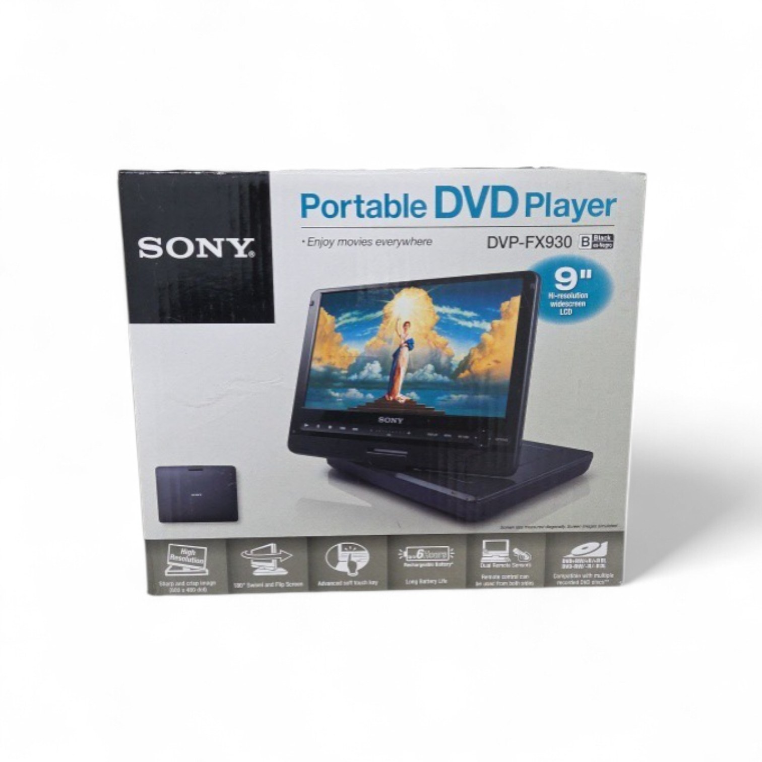 Sony Portable DVD Player DVP-FX930 - 9 Inch - Remote & Accessories