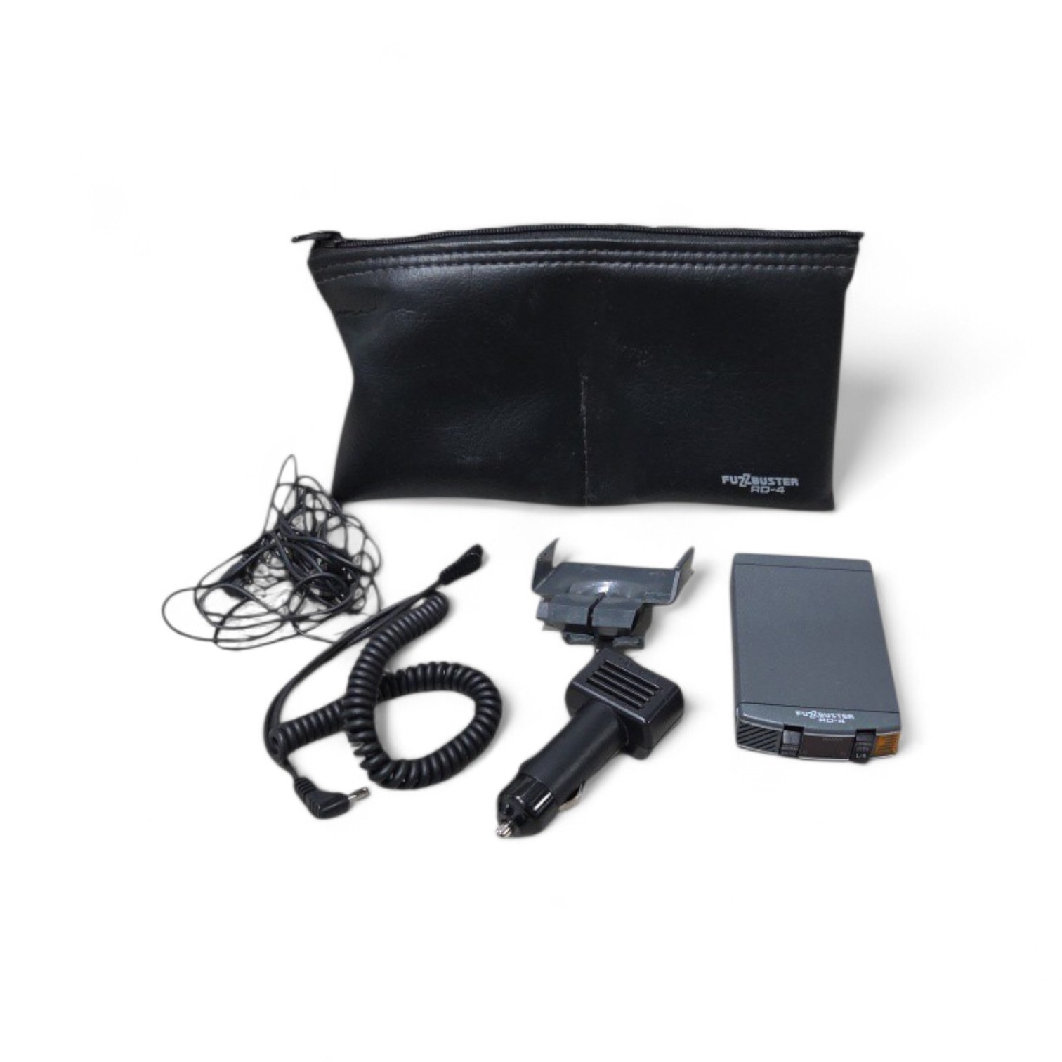 Fuzzbuster RD-4 Radar Detector with Case, Cord, Mount & Accessories