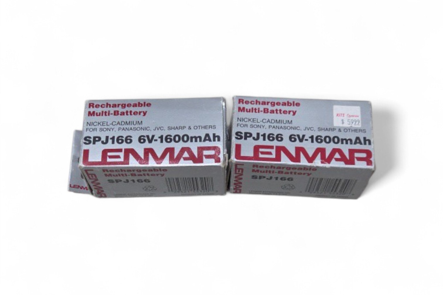 2 Lenmar SPJ166 Rechargeable Multi-Batteries - 6V 1600mAh