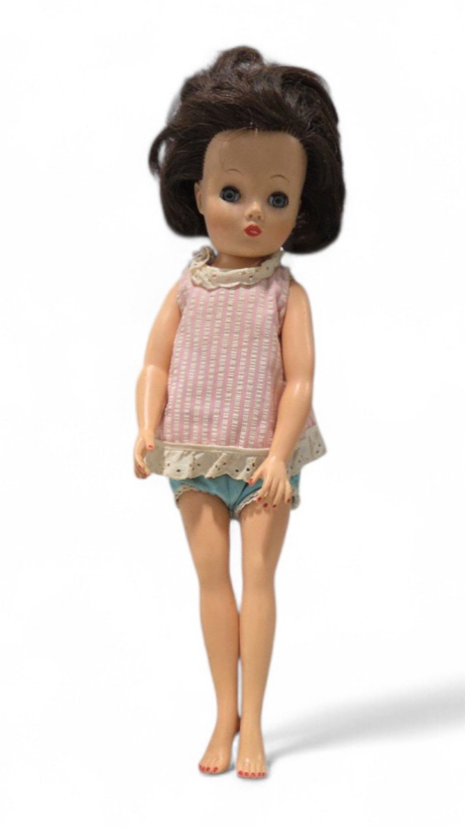 Vintage Fashion Doll in Pink Top