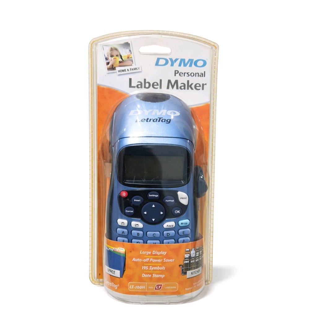 DYMO LetraTag LT-100H Personal Label Maker Sealed w White Paper Label Cartridge Large Display