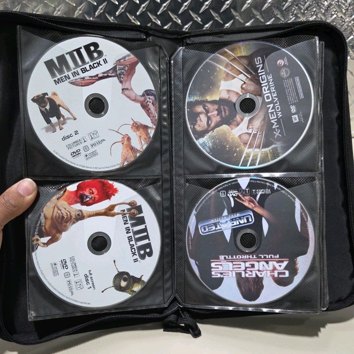 DVD Binder Lot - Men in Black, Men in Black II, Full Throttle, Shrek 2, Anchorman, Batman and More