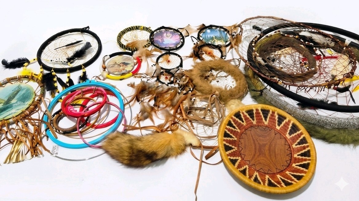 Dreamcatcher Craft Decor Lot Large Small Feather Beaded Wall Hangings Native Style Assorted