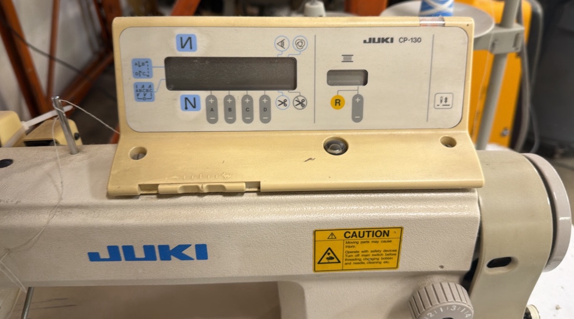 Juki DDL 5550N-7 managed by the JUKI  CP  130